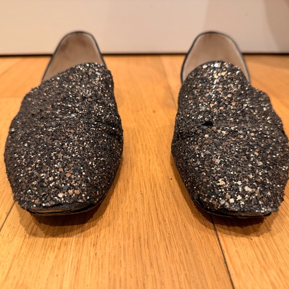 Jimmy Choo - Black / Gold Globe D'Orsay Flats - Size 38.5 - Picture 7 of 7